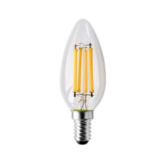 4W E14 olive filament LED lamp natural white