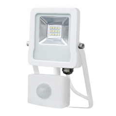 10W natural white outdoor LED spotlight with PIR