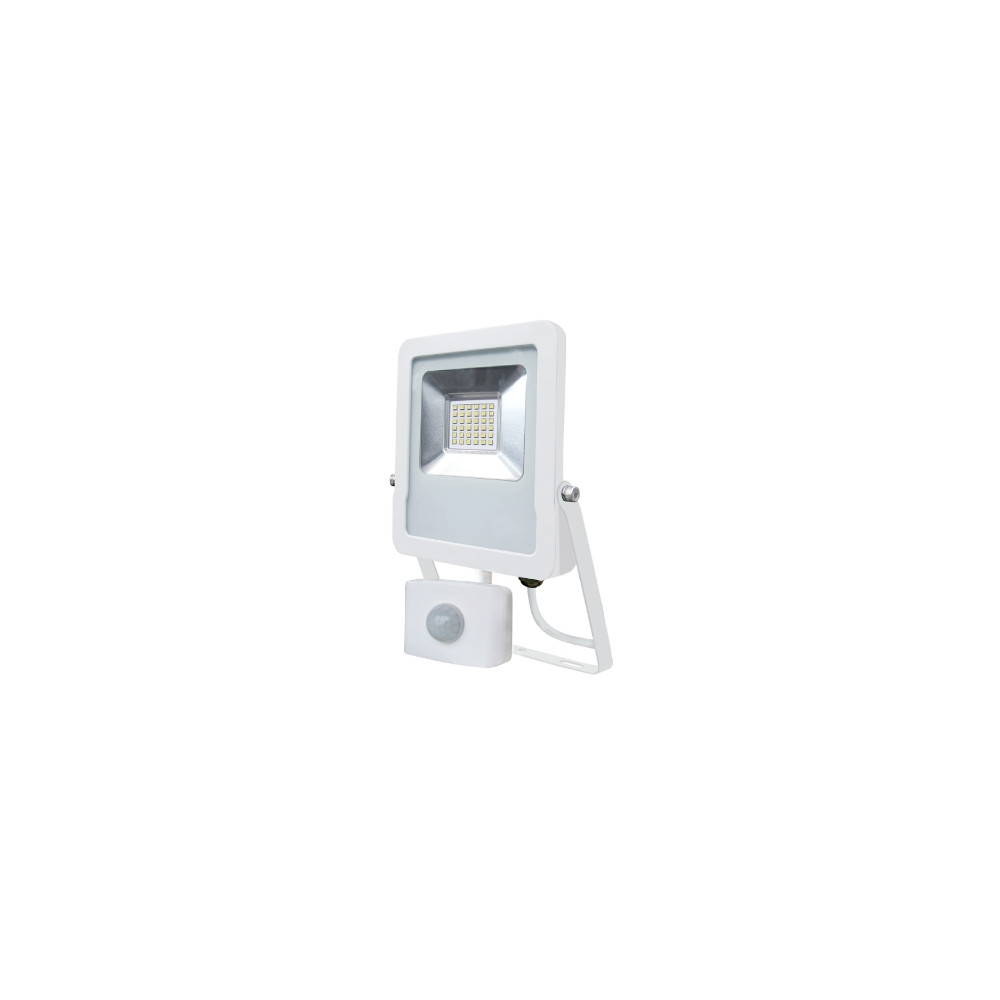 30W natural white outdoor LED spotlight with PIR