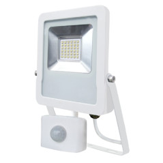 30W natural white outdoor LED spotlight with PIR