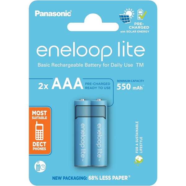 Batterie Eneloop AAA NiMh 1.2V 550mA BK-4LCCE/2BE