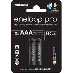 Batteria Eneloop PRO AAA ricaricabile 1.2V 0.93A BK-4HCDE/2CP