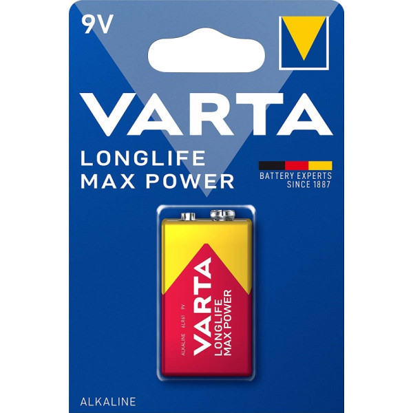 9V Batteria alcalina Varta Max Power 4722 101 401