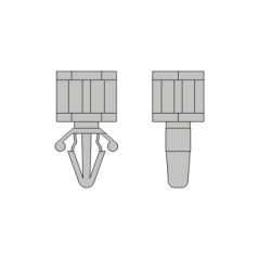 Non-threaded PCB spacer