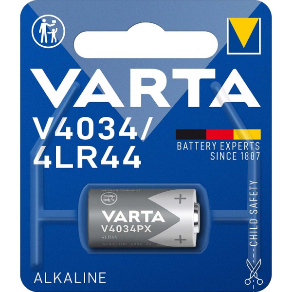 Alkaline battery 4LR44 6V Varta 4034101401