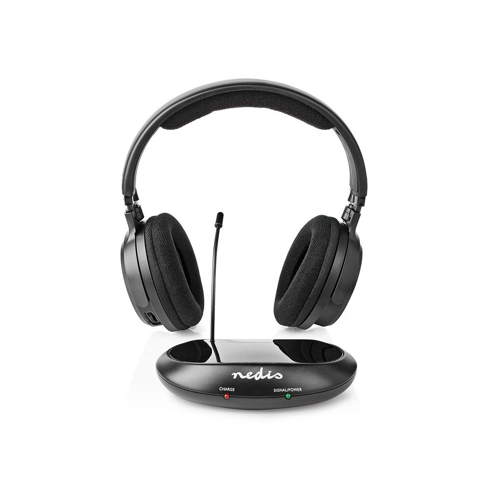 Black Wireless Headphones Nedis - 2