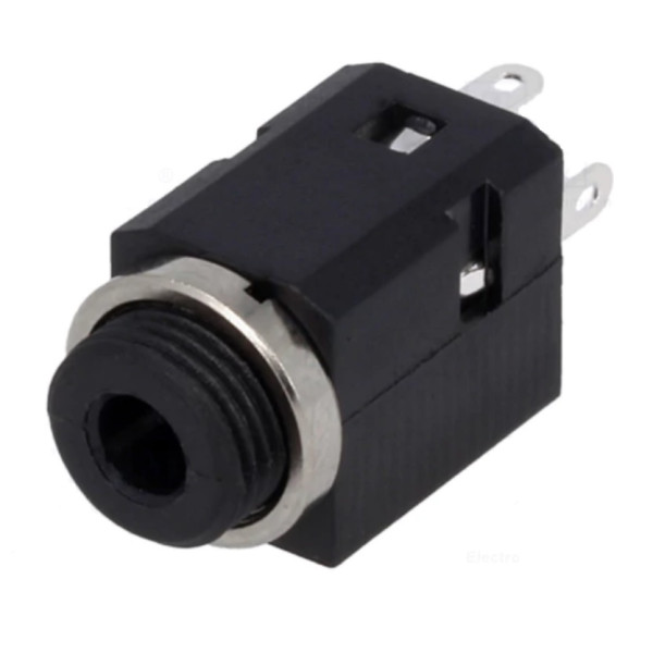 3.5mm stereo panel jack socket