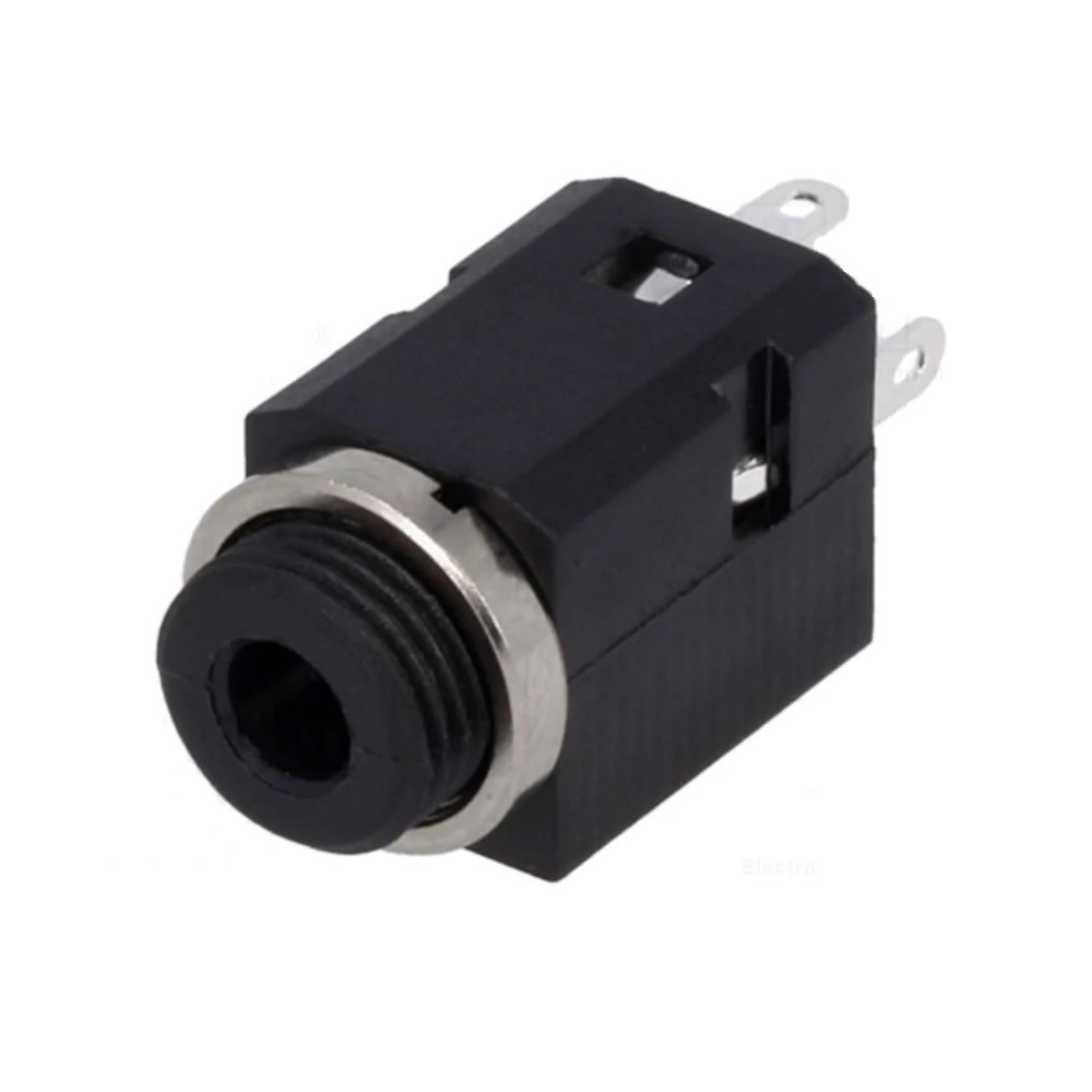 3.5mm stereo panel jack socket