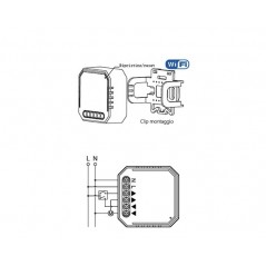Modulo tapparelle intelligente Wi-Fi da incasso