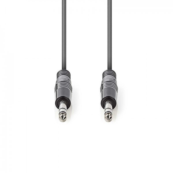 Cavo audio jack 6.3mm - jack 6.3mm stereo 3mt