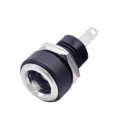 Spina DC 5.5x2.5mm da pannello isolata